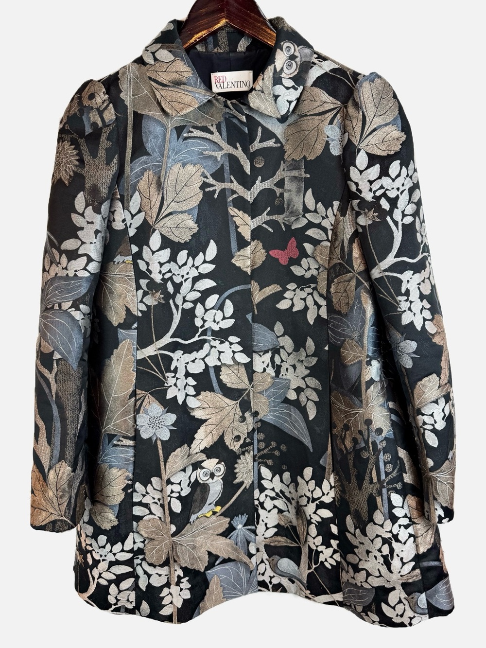 Red Valentino | Jacquard Owl Jacket, EU 40
